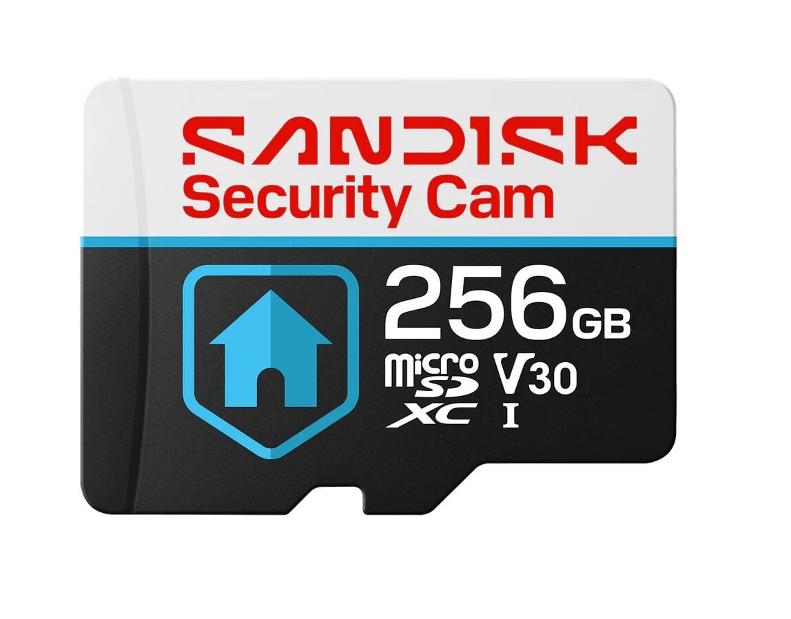 SANDISK Security Cam 256GB 100/40MB/s microSDXC V30 Güvenlik Kamerası Hafıza Kartı SDSQSNR-256G-GN6IN