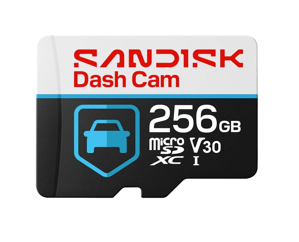 SANDISK Dash Cam 256GB 100/40MB/s microSDXC V30 Araç Kamerası Hafıza Kartı SDSQQNR-256G-GU6SN