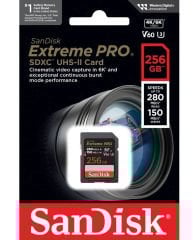 SanDisk Extreme PRO 256GB SDSDXEP-256G-GN4IN 280MB/s UHS-II SDXC 6K-4K UHD Hafıza Kartı