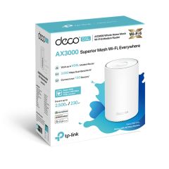 TP-Link Deco X50-DSL(1-PACK) 3000 Mbps Wi-Fi 6 Dual-Band Menzil Genişletici