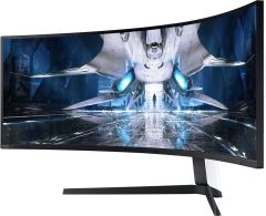 SAMSUNG Odyssey Neo G9 LS49AG950NPXUF 49 inç DQHD 240Hz 1ms Asansör G-Sync HDR2000 1000R Kavisli Quantum Mini LED Gaming Monitör