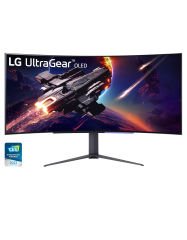 OUTLET LG 45GR95QE-B 45 inc 240Hz 0,03ms G-SYNC WQHD OLED Curved Gaming Monitör (Ölü Piksel)