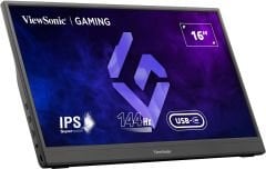 ViewSonic VX1654 16” 144Hz (HDMI+Type C) FreeSync FHD IPS Taşınabilir Gaming Monitör