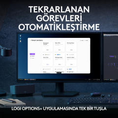 Logitech MX Keys Combo Bilek Destekli Türkçe Klavye ve Mouse Seti 920-011615