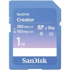 SanDisk Creator 1TB SDSDXEP-1T00-GNCIS 280MB/s UHS-II SDXC 6K-4K UHD V60 Hafıza Kartı