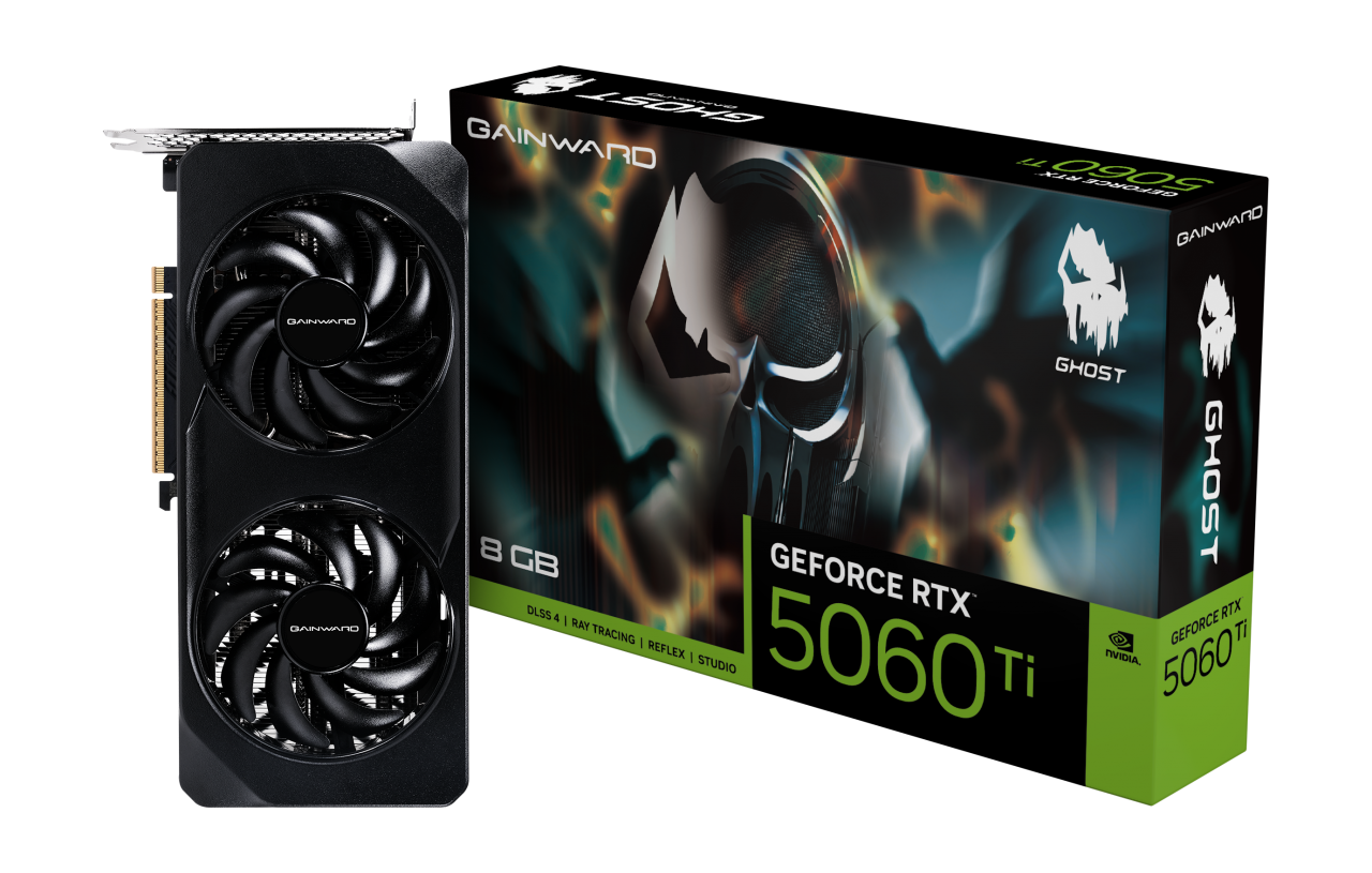 Gainward RTX 5060 TI Ghost NE7506T019P1-GB2062B 128 Bit GDDR7 8 GB Ekran Kartı