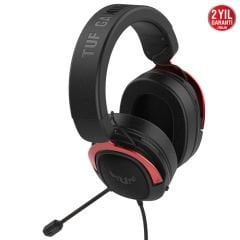 Asus TUF Gaming H3 Kırmızı 7.1 Kablolu Gaming Kulaklık 90YH02AR-B1UA00