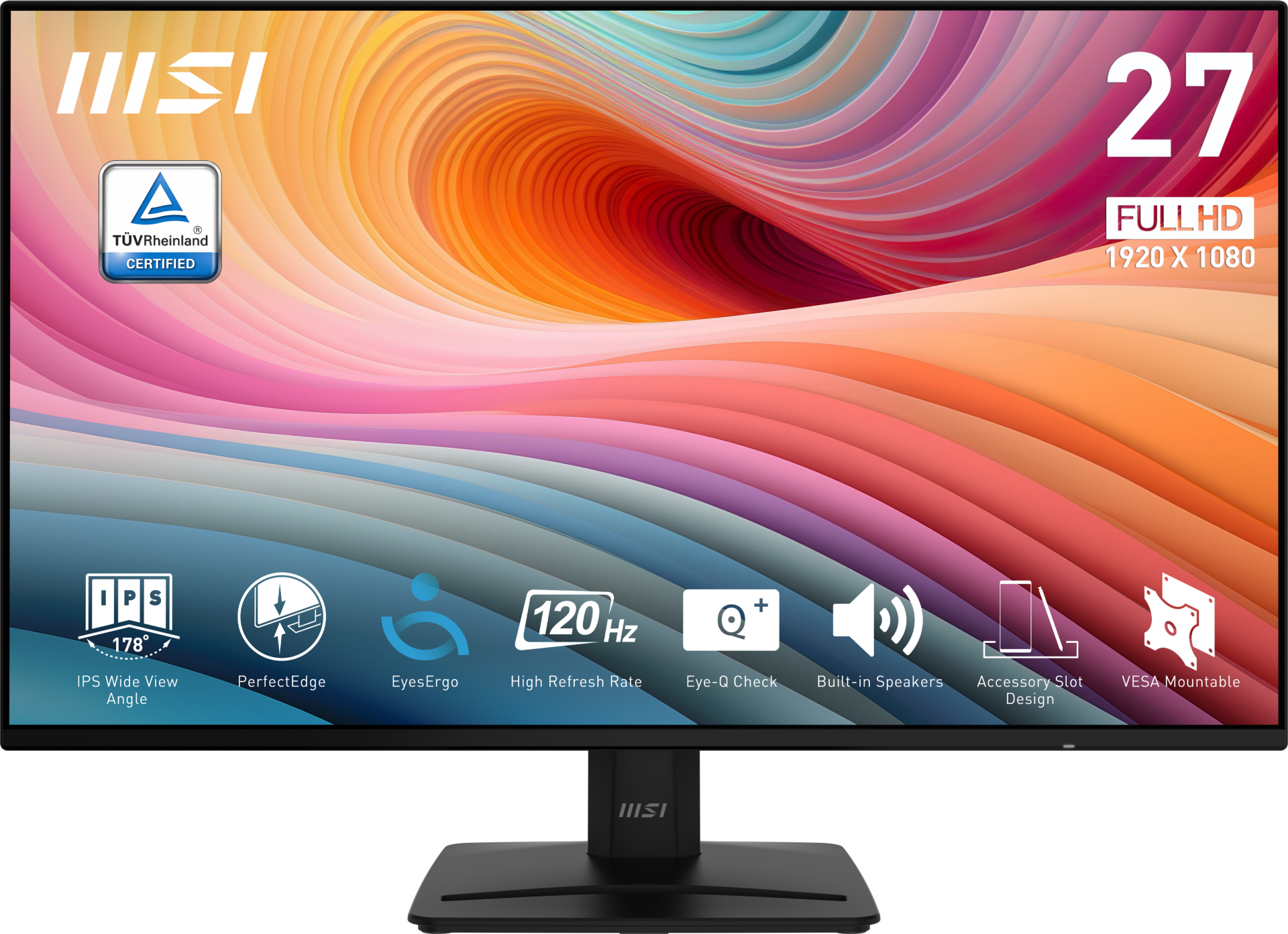 MSI PRO MP271A E2 27'' FHD FLAT IPS 120HZ 1MS ADAPTIVE-SYNC MONITOR