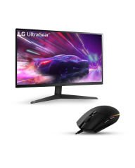 LG UltraGear 24GQ50F-B 24'' 165Hz 1ms Freesync Gaming Monitör + Logitech G G102 Gaming Mouse