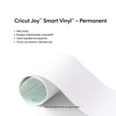 Cricut Joy Smart Kalıcı Vinil Folyo 4’lü Renk Seti 14x122cm (Gümüş, Beyaz, Altın, Siyah)