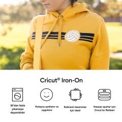 Cricut Everyday Iron-On Folyo 30x60cm Klasik Renkler 5'li Set (Siyah, Beyaz, Gümüş, Altın, Pembe)