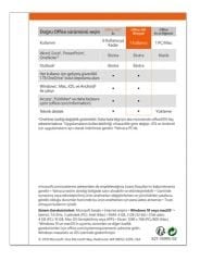 Microsoft Office 365  Bireysel Türkçe Ofis Yazılımı (Kutu) QQ2-01770