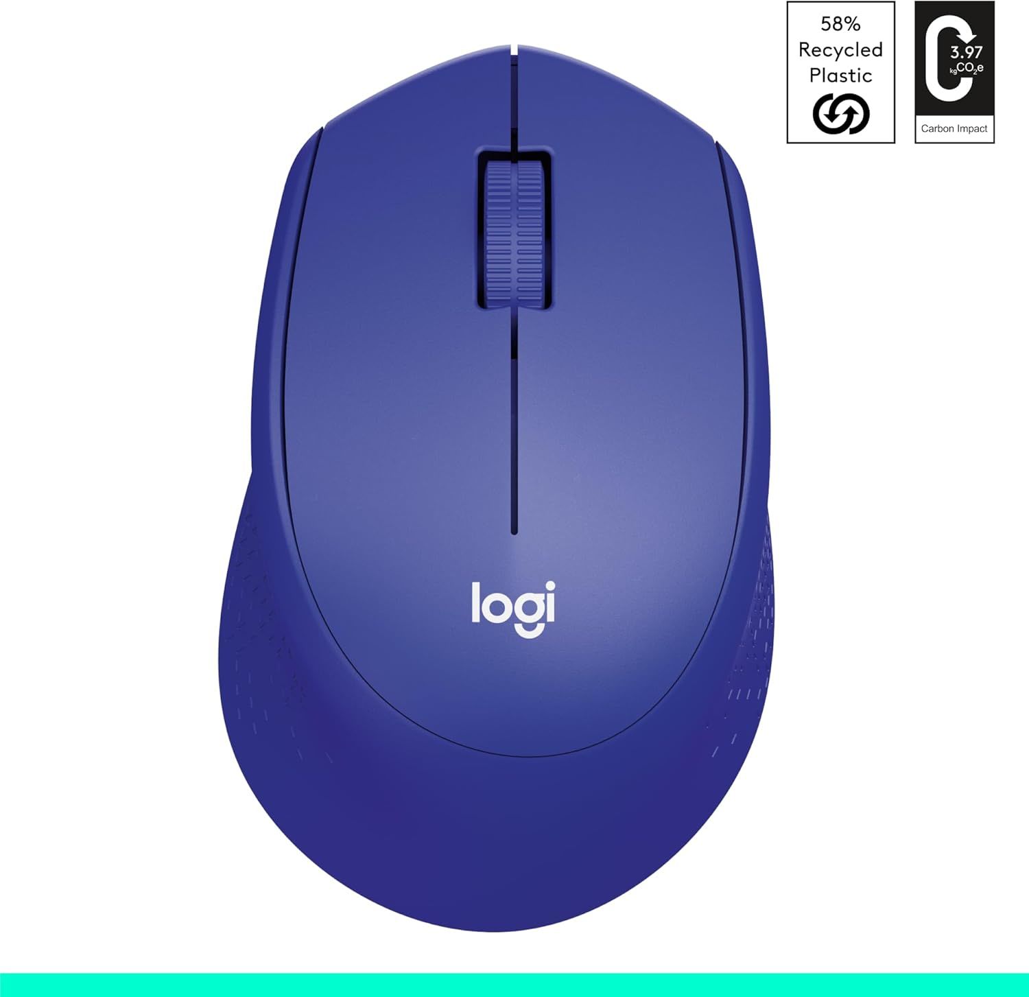 Logitech M330 Sessiz Kablosuz Mouse - Mavi 910-004910