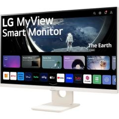 LG MyView 27SR50F-W 27'' 60Hz  IPS Smart Monitör +  Logitech Pebble Keys 2 K380s Klavye