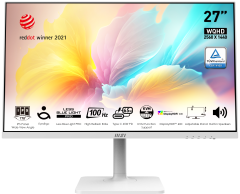 MSI MODERN MD272QXPW WQHD FLAT IPS 100HZ 1MS 27'' ADAPTIVE-SYNC PIVOT BEYAZ TYPE-C MONİTÖR