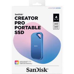 SanDisk Creator Pro 4TB 2000MB/sn Taşınabilir SSD SDSSDE81C-4T00-G25
