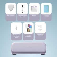 Cricut 2012517 Joy Xtra Lavanta Başlangıç Paketi (Kesici Makine & Sarf Malzemeleri Paketi)
