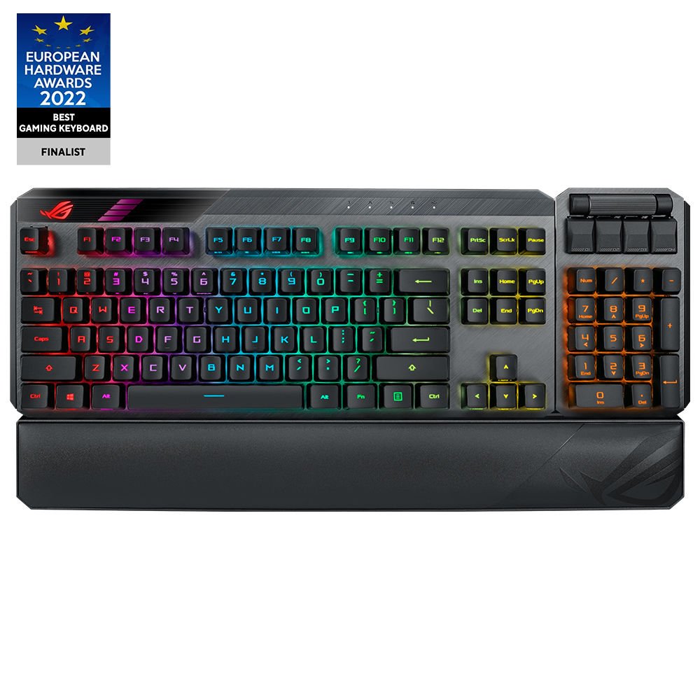 Asus ROG Claymore II RX Red Switch RGB Mekanik Kablolu-Kablosuz Gaming Klavye 90MP01W0-BKYA00