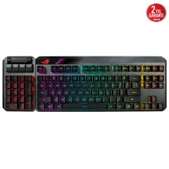 Asus ROG Claymore II RX Red Switch RGB Mekanik Kablolu-Kablosuz Gaming Klavye 90MP01W0-BKYA00