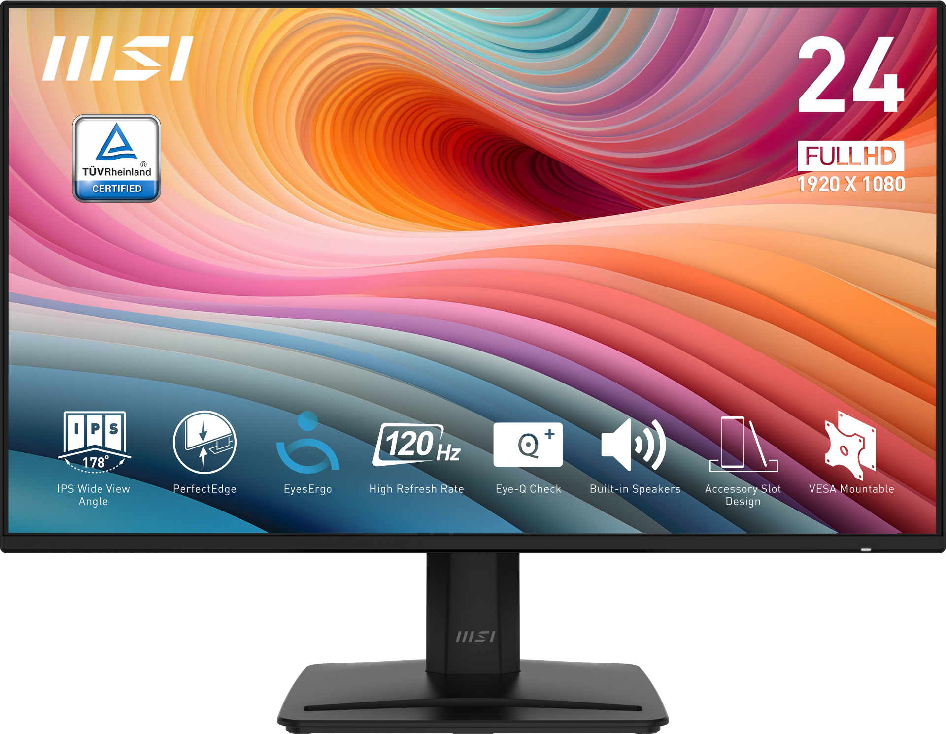 MSI PRO MP242A E2 23.8'' FHD FLAT IPS 120HZ 1MS ADAPTIVE-SYNC MONITOR