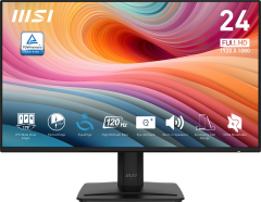 MSI PRO MP242A E2 23.8'' FHD FLAT IPS 120HZ 1MS ADAPTIVE-SYNC MONITOR