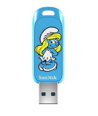 SanDisk Smurfs 256GB USB 3.2 Nesil 1 Flash Bellek SDCZIS-256G-G46