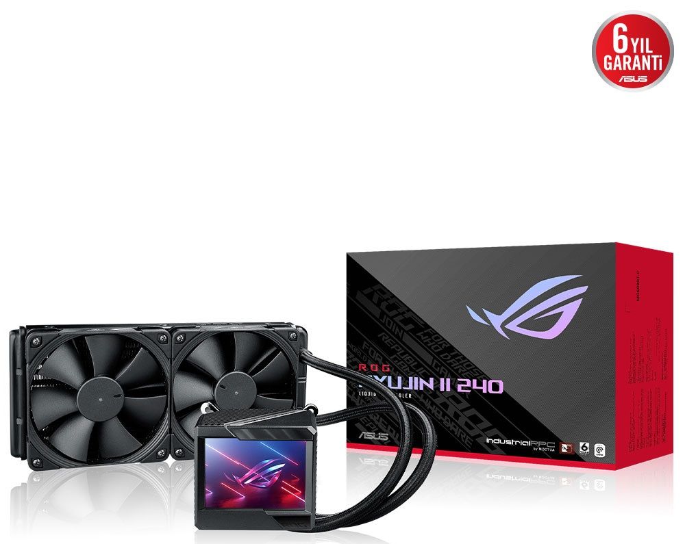 Asus ROG Ryujin II 240 3.5'' LCD 120mm Radyatör AIO Sıvı Soğutucu 90RC00A0-M0UAY0