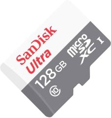 SanDisk Ultra 128GB 100MB/S microSDXC UHS-I Hafıza Kartı SDSQUNR-128G-GN6MN