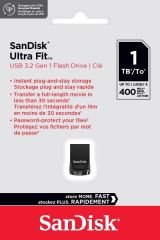 SanDisk Ultra Fit 1TB 400MB/s USB 3.2 Gen 1 Flash Bellek SDCZ430-1T00-G46
