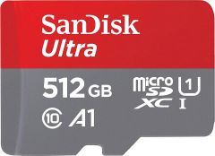 SanDisk Ultra 512GB 150MB/s microSDXC UHS-I Hafıza Kartı SDSQUAC-512G-GN6MN