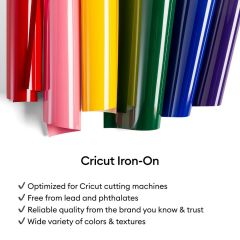 Cricut 2011327 EveryDay Iron On 30X60cm Siyah
