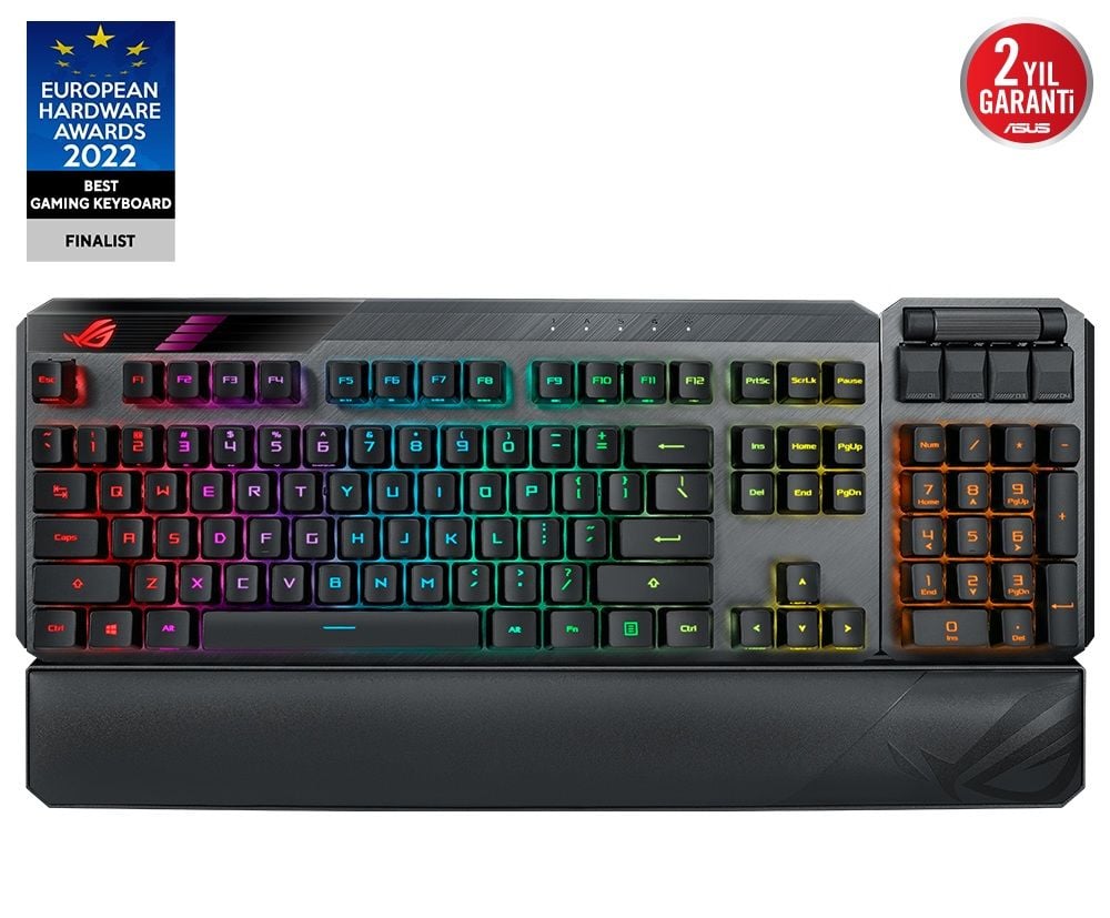 Asus ROG Claymore II RX Red Kablosuz Gaming Klavye 90MP01W0-BKEA01