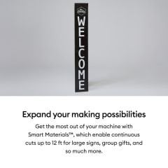 Cricut 2011603 Smart Vinil Kalıcı 33X91cm 1 Sayfa Açık Pembe