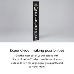 Cricut 2011603 Smart Vinil Kalıcı 33X91cm 1 Sayfa Açık Pembe