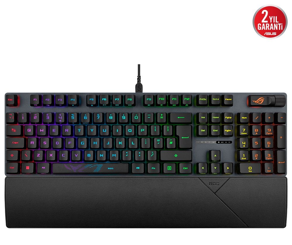 Asus ROG STRIX SCOPE II RX RED Aura Sync RGB IP57 Multi Fonksiyonel Gaming Klavye 90MP0350-BKEA01