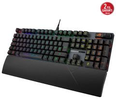 Asus ROG STRIX SCOPE II RX RED Aura Sync RGB IP57 Multi Fonksiyonel Gaming Klavye 90MP0350-BKEA01