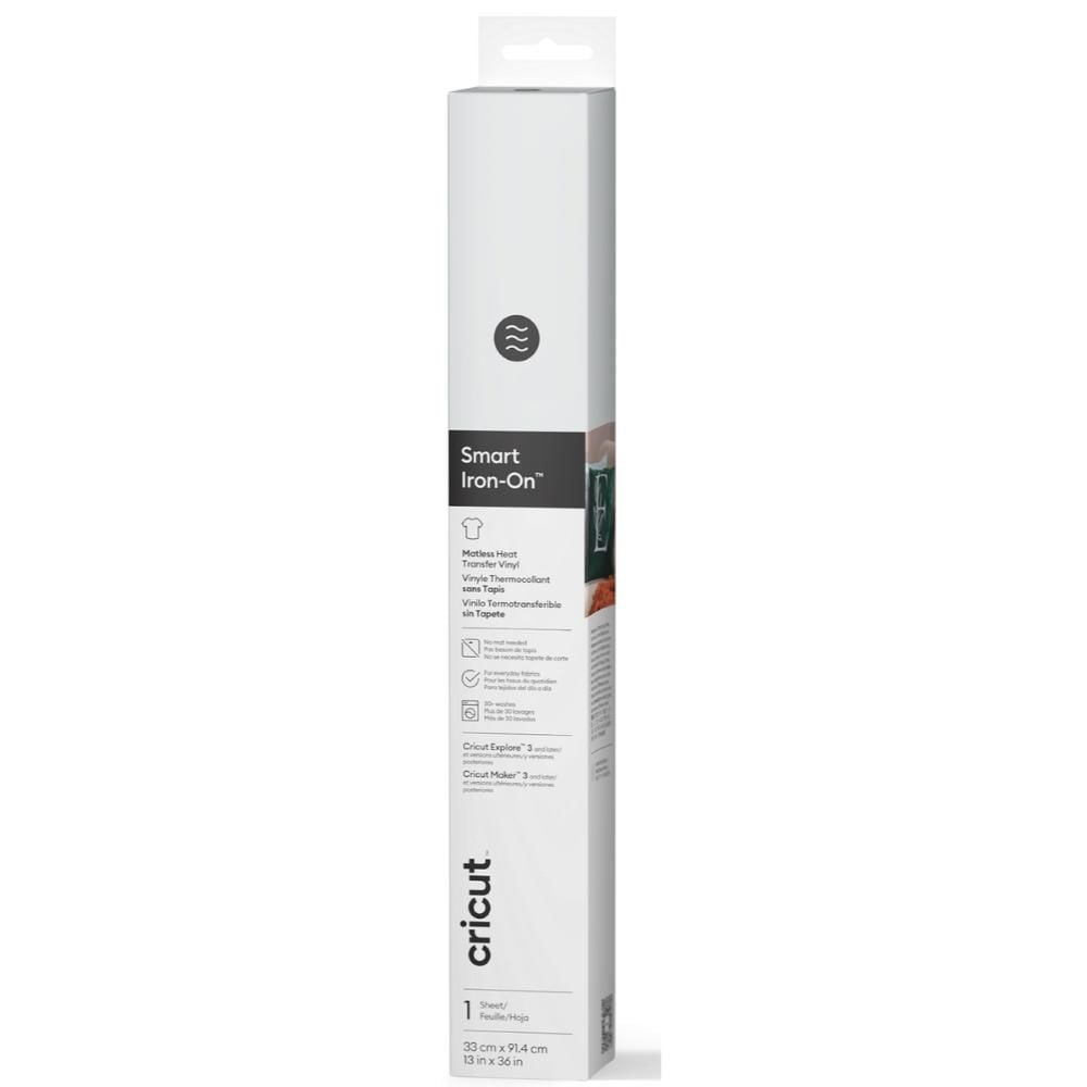 Cricut 2011317 Smart Iron On 33x91cm 1 Sayfa Beyaz