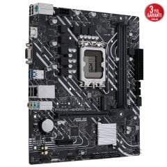 Asus PRIME H610M-K D4 Intel H610 LGA1700 3200MHz DDR4 M.2 HDMI D-Sub USB3.2 mATX Anakart 90MB1A10-M0EAY0