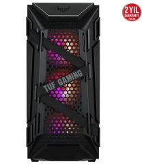 Asus TUF Gaming GT301 120mm RGB Fanlı Temperli Cam USB 3.1 ATX Mid-Tower Gaming Kasa 90DC0040-B49000