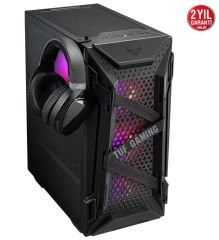 Asus TUF Gaming GT301 120mm RGB Fanlı Temperli Cam USB 3.1 ATX Mid-Tower Gaming Kasa 90DC0040-B49000