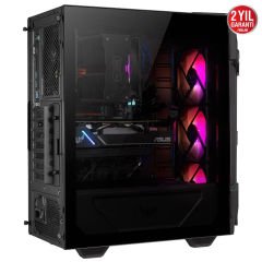 Asus TUF Gaming GT301 120mm RGB Fanlı Temperli Cam USB 3.1 ATX Mid-Tower Gaming Kasa 90DC0040-B49000