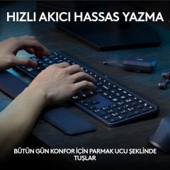 Logitech MX Keys S Bluetooth ve Wireless Kablosuz Klavye 920-011594