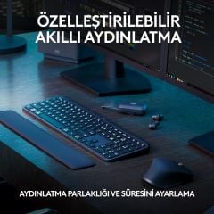 Logitech MX Keys S Bluetooth ve Wireless Kablosuz Klavye 920-011594