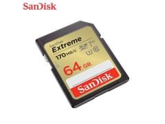 SanDisk Extreme 64GB SDSDXV2-064G-GNCIN 170MB/s SD UHS-I 4K UHD Hafıza Kartı