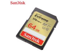 SanDisk Extreme 64GB SDSDXV2-064G-GNCIN 170MB/s SD UHS-I 4K UHD Hafıza Kartı