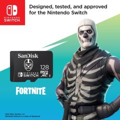 SanDisk Nintendo Switch 128GB 100MB/s microSDXC Fortnite Hafıza Kartı SDSQXAO-128G-GN6ZG
