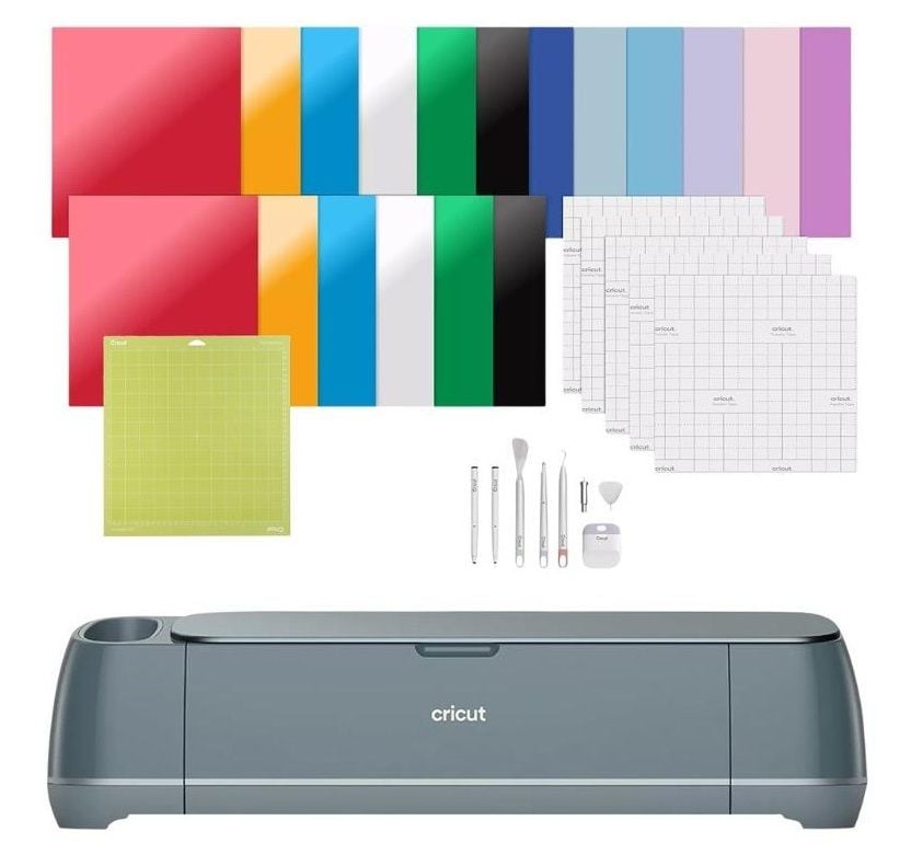 Cricut 2011290 Maker 4 Kesici Makine + Temel Aksesuar Paketi - Hobi&El Sanatları & DIY Projeleri Rulo Tutucu Hediyeli