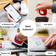 Cricut 2011427 EasyPress Mini Isıtıcı Exclusive Başlangıç Paketi | Hobi&El Sanatları, Kişiselleştirme, DIY Projeleri için ideal