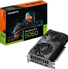 Gigabyte RTX 5060 Windforce Max OC 8G GV-N5060WF2MAX OC-8GD 128 Bit GDDR7 8 GB Ekran Kartı