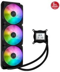 ASUS LC 360 ARGB LCD 360 mm Intel(1700p/1851p)-AMD Uyumlu Sıvı Soğutucu 90RC00Z1-B0EAY0